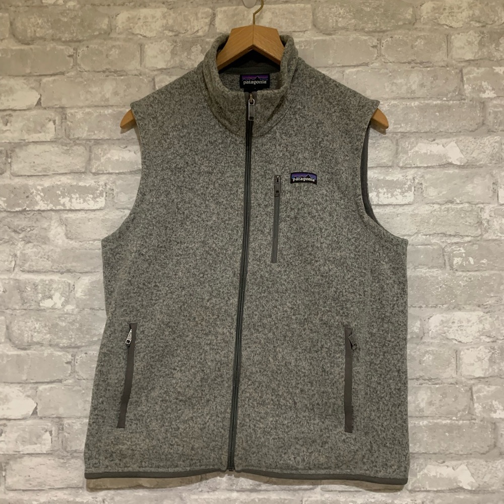 Patagonia Better Sweater Full Zip Active Stonewash Gray Vest Men Unisex Jacket M